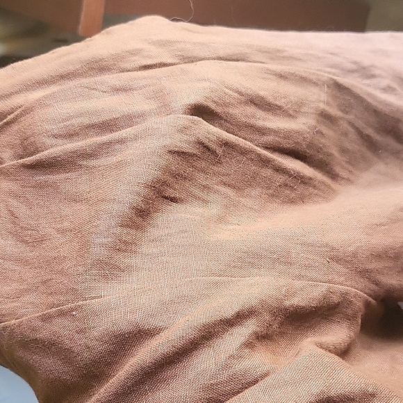 Sotela Adobe pleated trouser brown linen size 0 (26" waist) - Picture 12 of 13